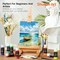 25 Colors Acrylic Paint Set, 2oz/60ml Bottles, Rich Pigmented Acrylic Paints for Artists, Beginners, Kids, Painting on Canvas Rocks Wood